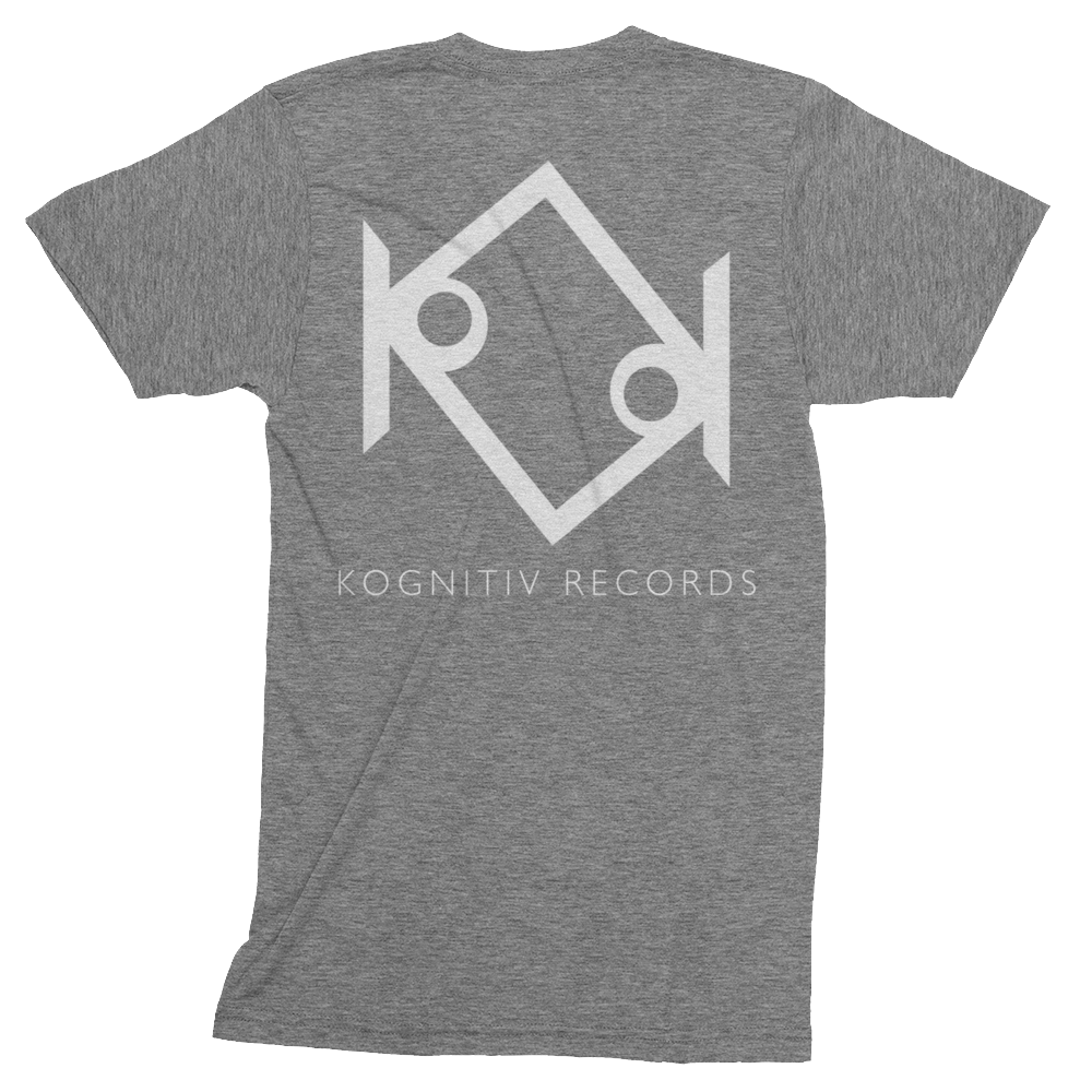 Kognitiv Records Logo Unisex Tri-Blend Short Sleeve Track Shirt