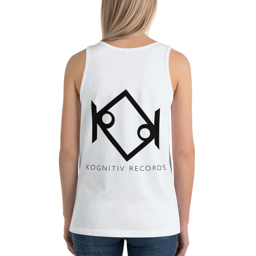 Kognitiv Records Logo Unisex Jersey Tank with Tear Away Label