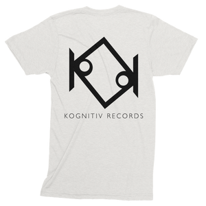 Kognitiv Records Logo Unisex Tri-Blend Short Sleeve Track Shirt