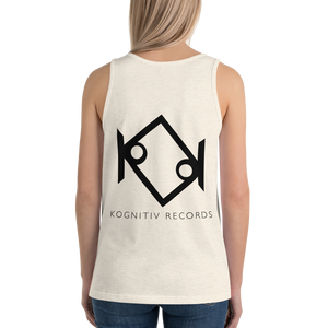 Kognitiv Records Logo Unisex Jersey Tank with Tear Away Label