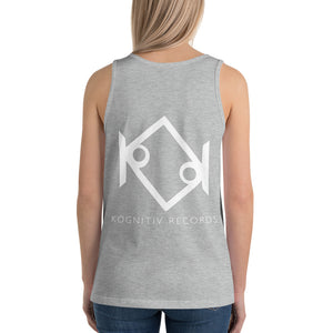 Kognitiv Records Logo Unisex Jersey Tank with Tear Away Label