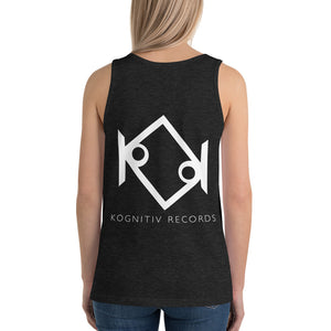 Kognitiv Records Logo Unisex Jersey Tank with Tear Away Label