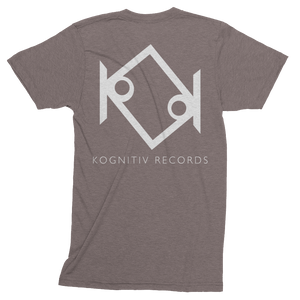 Kognitiv Records Logo Unisex Tri-Blend Short Sleeve Track Shirt