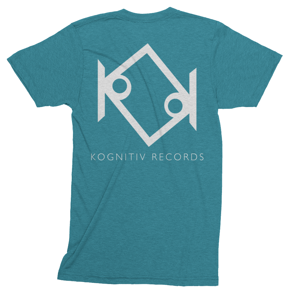 Kognitiv Records Logo Unisex Tri-Blend Short Sleeve Track Shirt