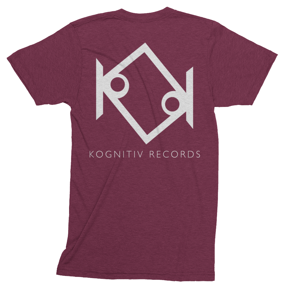 Kognitiv Records Logo Unisex Tri-Blend Short Sleeve Track Shirt