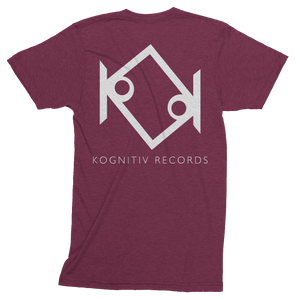 Kognitiv Records Logo Unisex Tri-Blend Short Sleeve Track Shirt