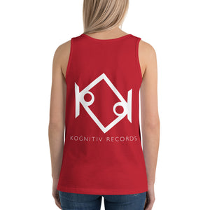 Kognitiv Records Logo Unisex Jersey Tank with Tear Away Label